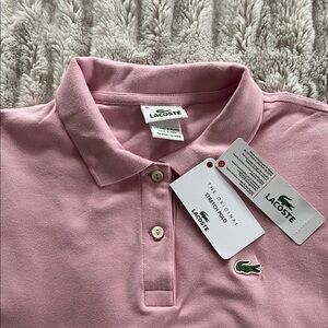 Lacoste Pink Polo Shirt